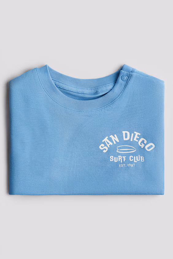 Футболка в полоску из хлопка