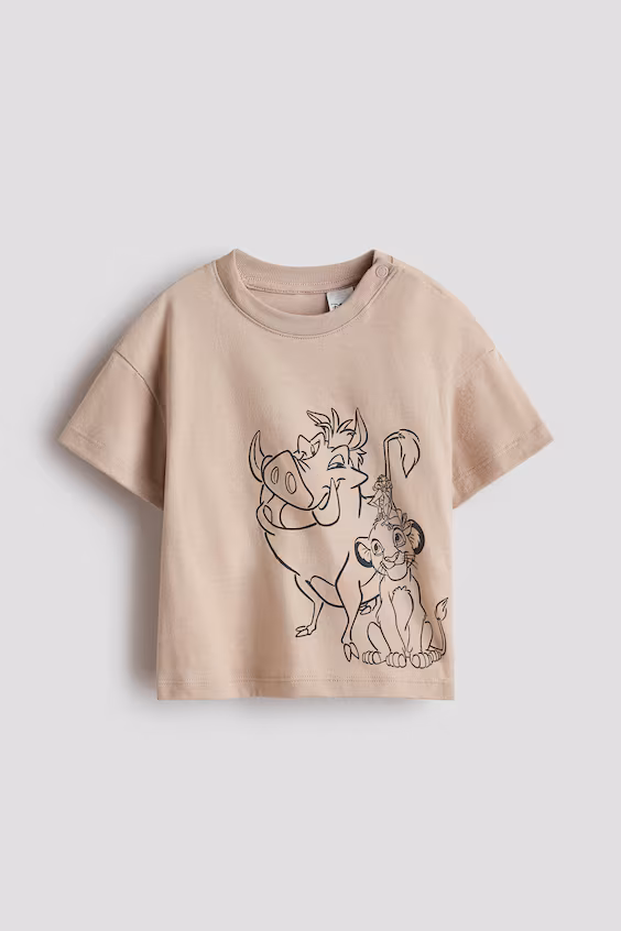 Набор из 2 футболок с принтами