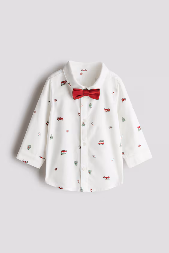 Комплект из рубашки и галстука