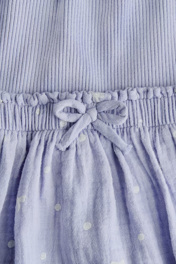 Платье из рубчатого хлопка