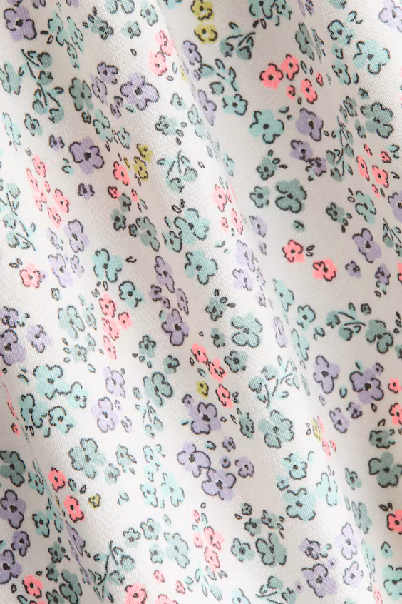 Платье из хлопка с принтом