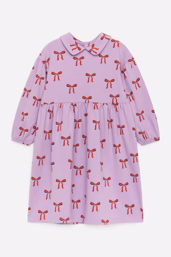 Платье из хлопкового мольтона