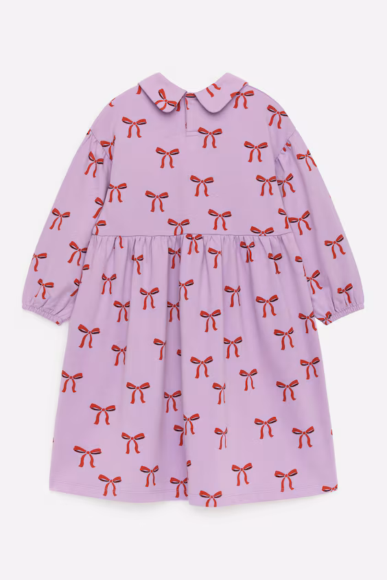 Платье из хлопкового мольтона