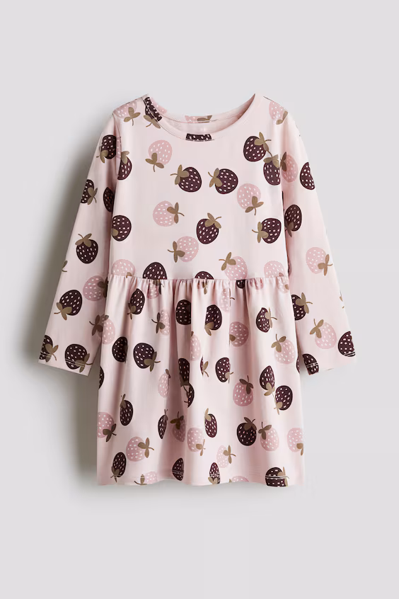 Платье из хлопка с принтом