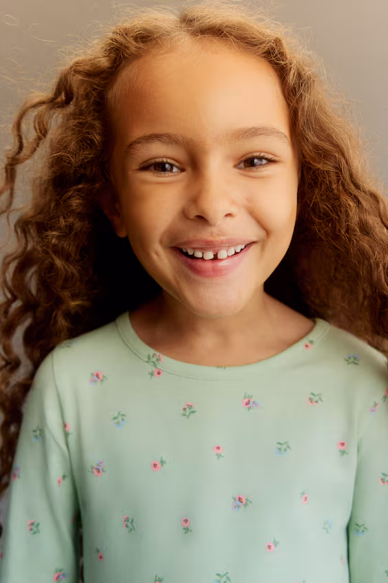 Платье из хлопка с принтом