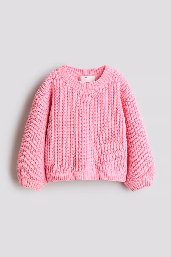 Свитер из мягкого вязаного полотна