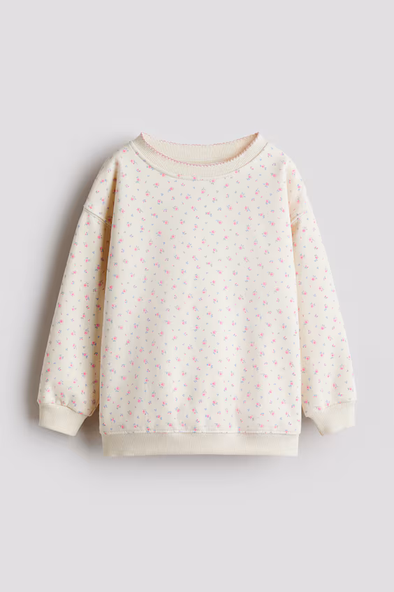 Толстовка с принтом и начесом