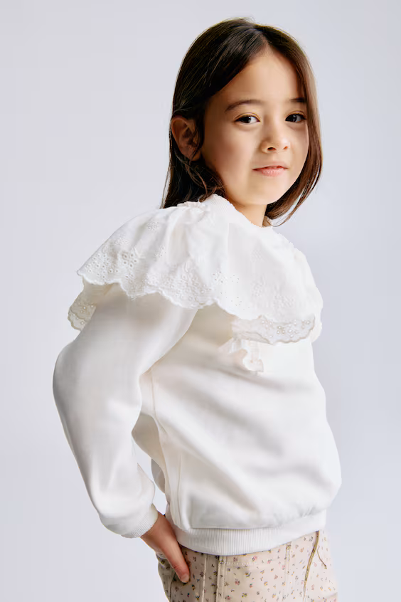 Свитшот с оборками