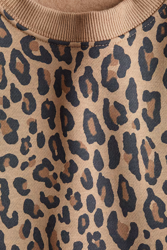 Принтованный свитшот  с начесом