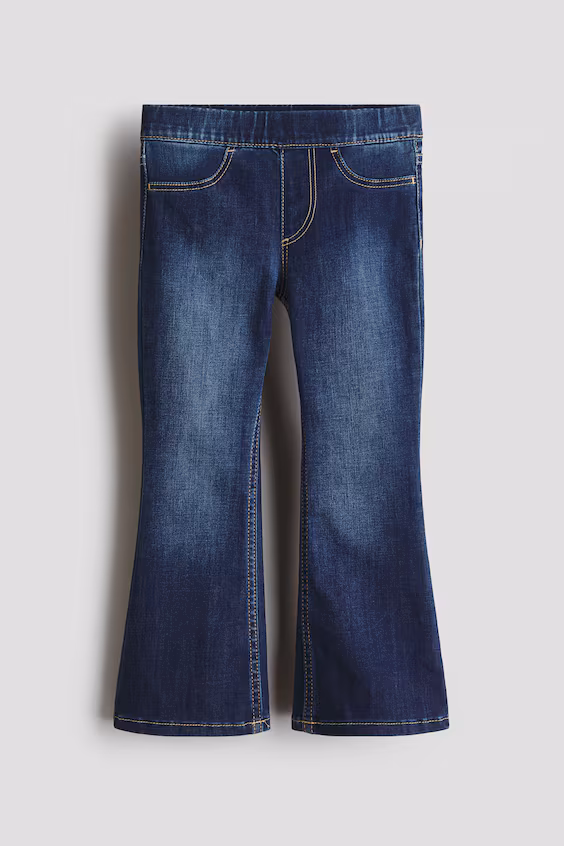 Джинсы superstretch с широкими брючинами