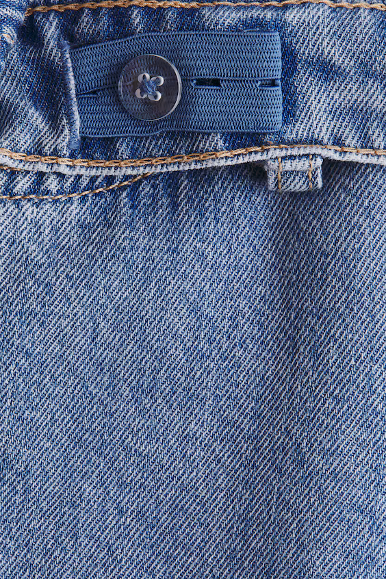 Джинсы свободного кроя с узором