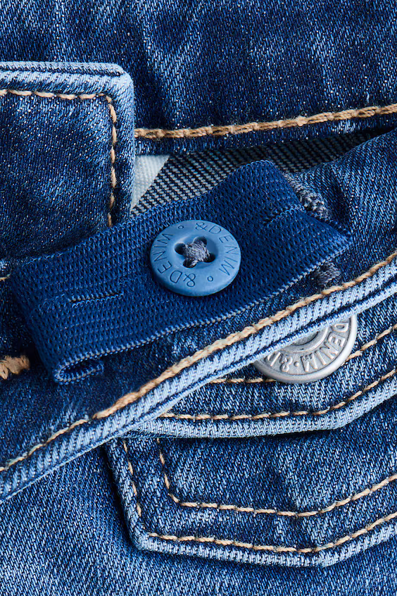 Джинсы с широкими брючинами