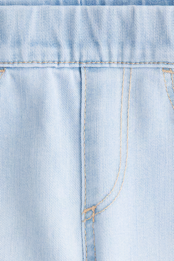 Джинсы с широкими ножками из суперэластичной ткани