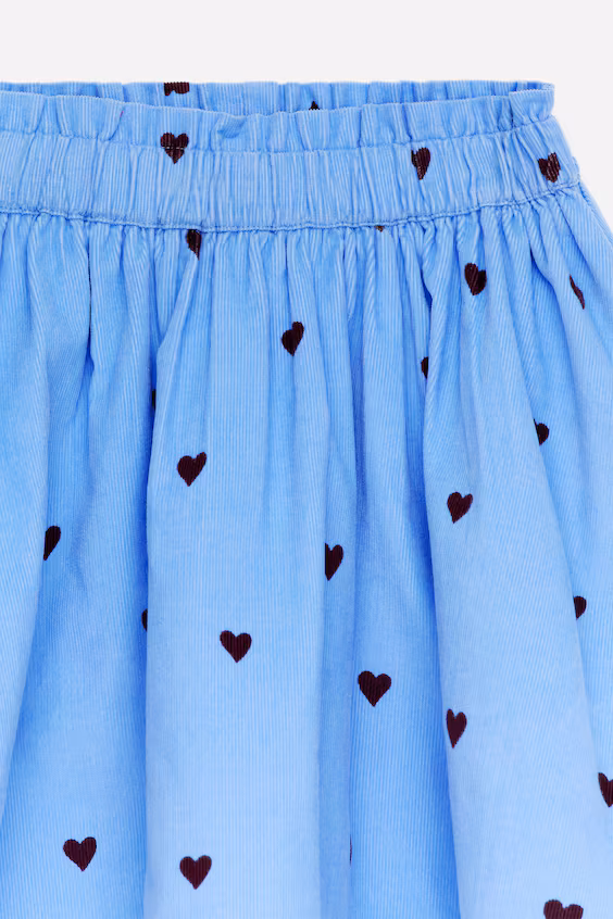 Юбка из вельвета