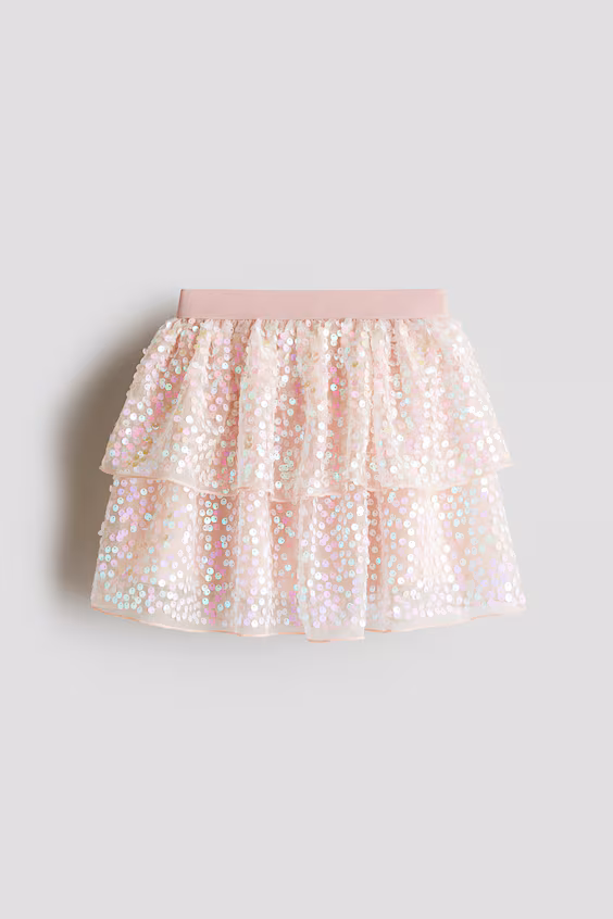 Юбка из тюля с пайетками