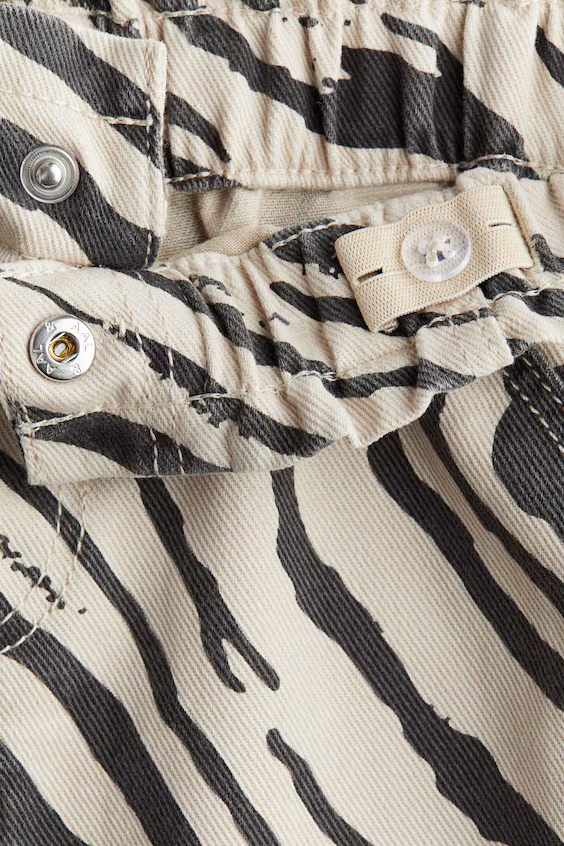 Юбка из хлопкового саржевого полотна