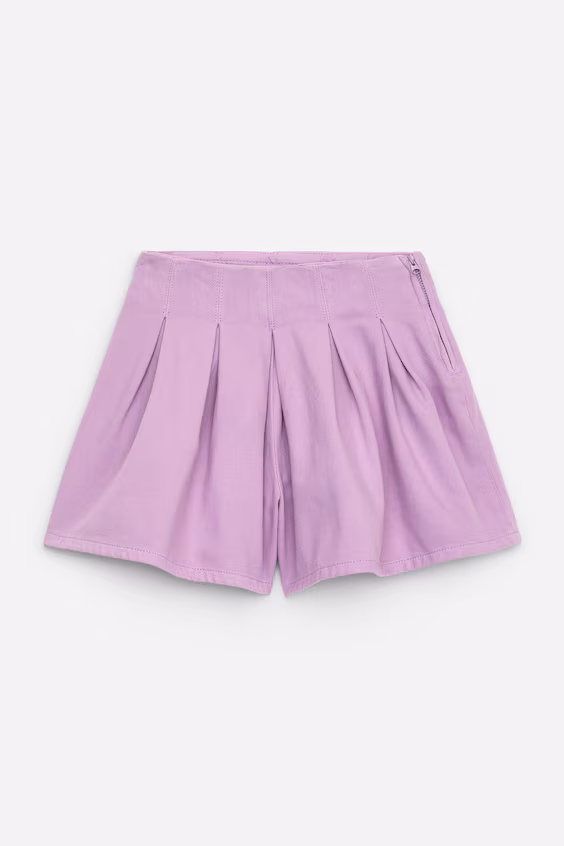 Шорты-юбка из хлопка