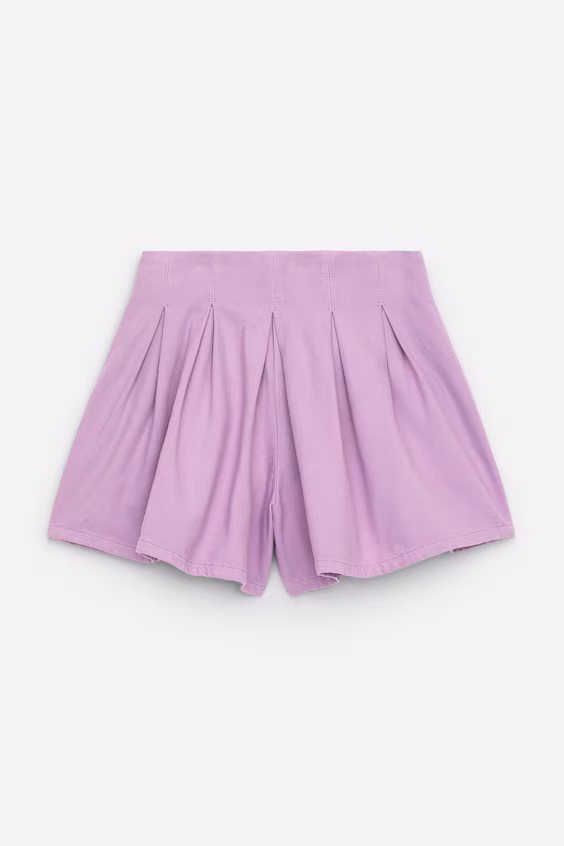 Шорты-юбка из хлопка