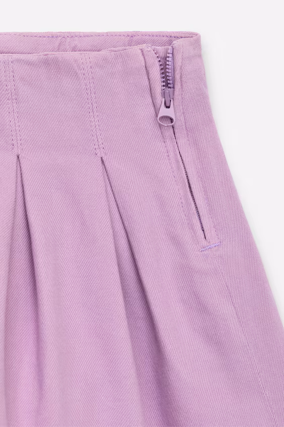 Шорты-юбка из хлопка