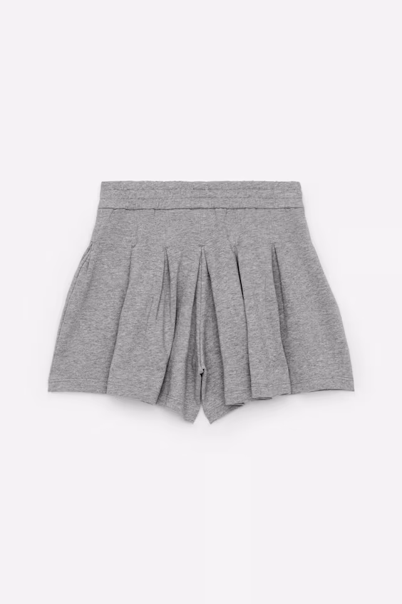 Юбка-шорты со складками