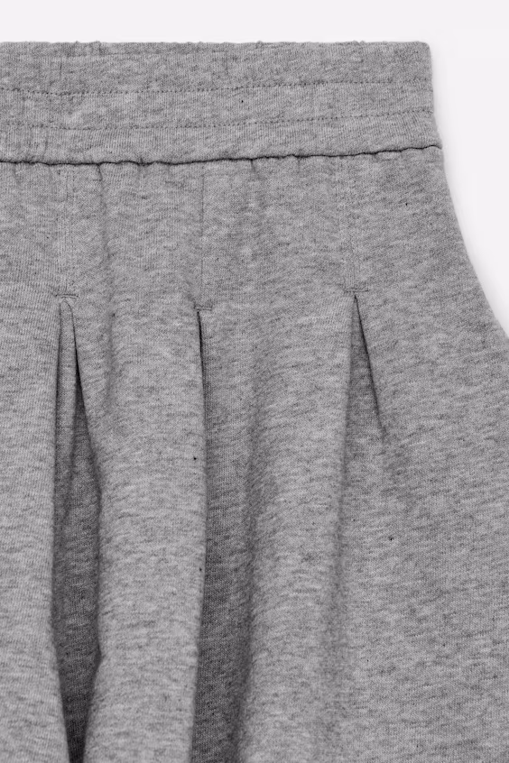 Юбка-шорты со складками