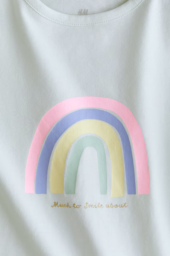 Свитер из джерси с принтованным узором