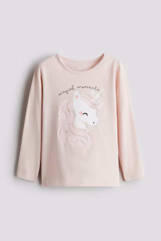 Свитер из джерси с принтом