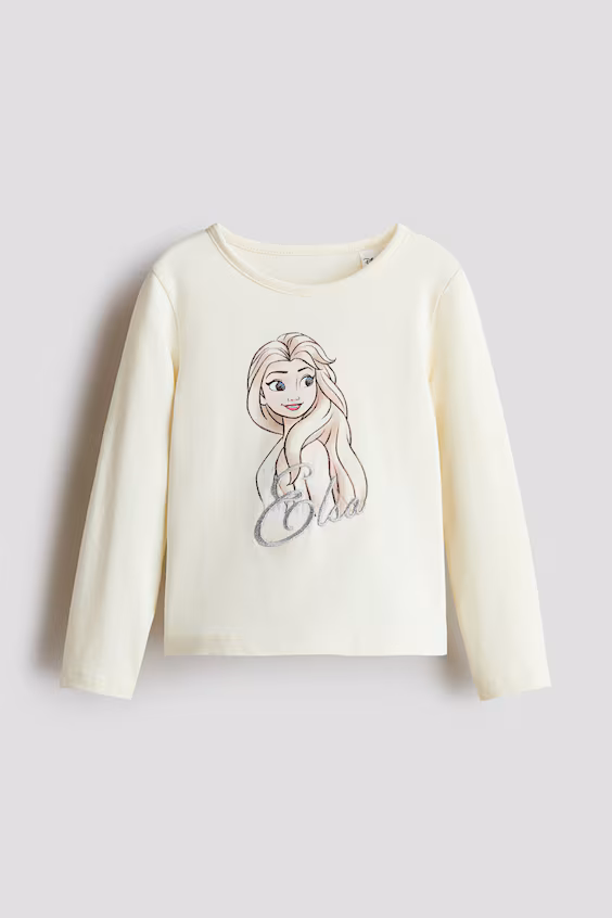 Свитер с длинными рукавами из хлопка