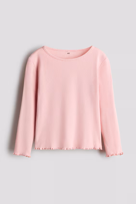 Свитер с длинным рукавом из джерси