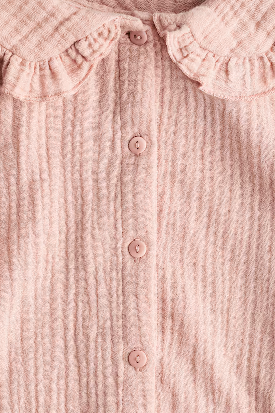 Блузка из хлопковой муселина