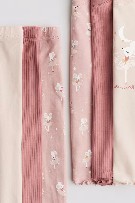 Набор из 3 пижам из хлопка