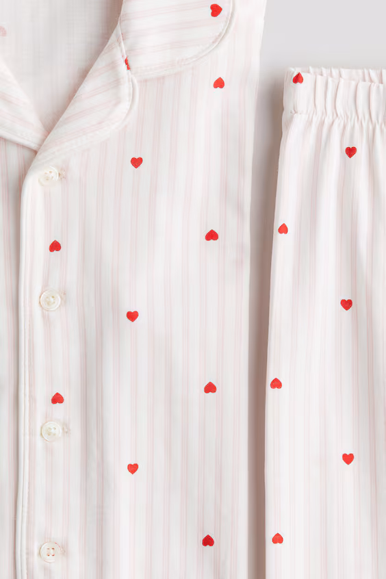 Пижама из джерси с принтом