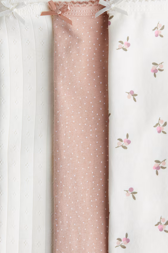 Пакет из 3 топов на бретельках из хлопка