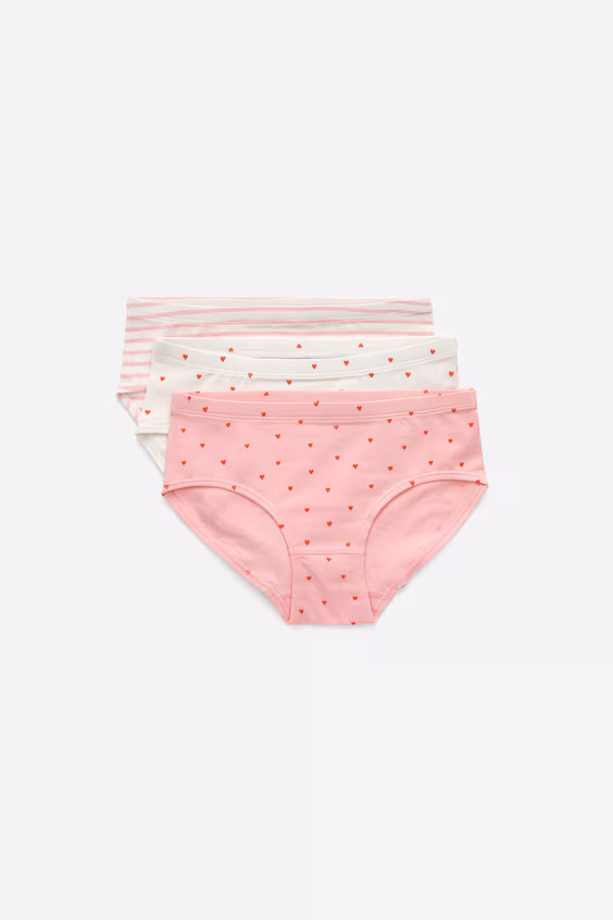 Трусы из хлопкового джерси, комплект из 3 штук