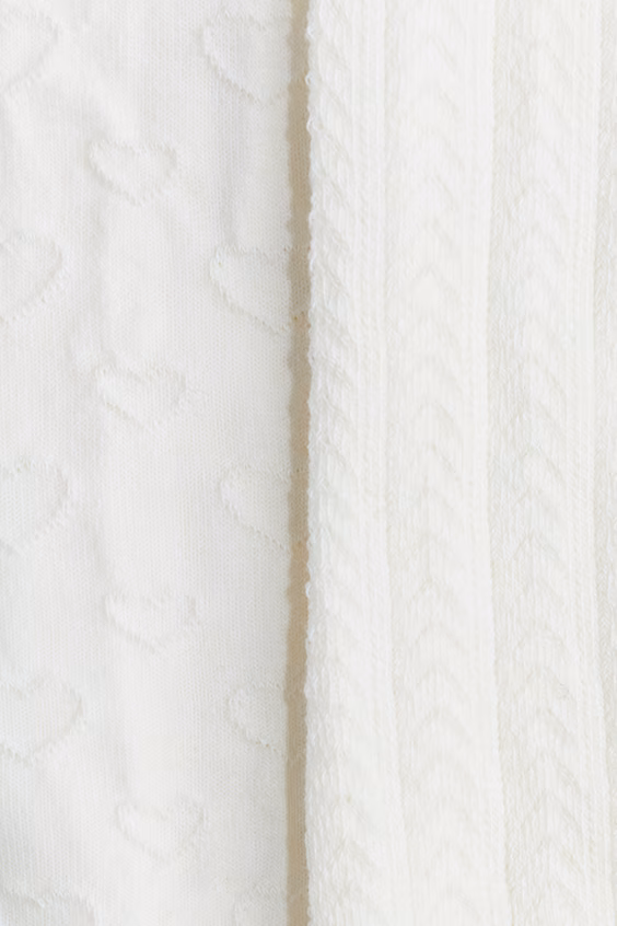 Пакет из 2 пар колготок из тонкого вязаного полотна