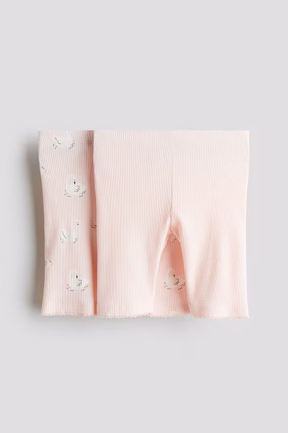 Набор из 2 велосипедных шортов в рубчик