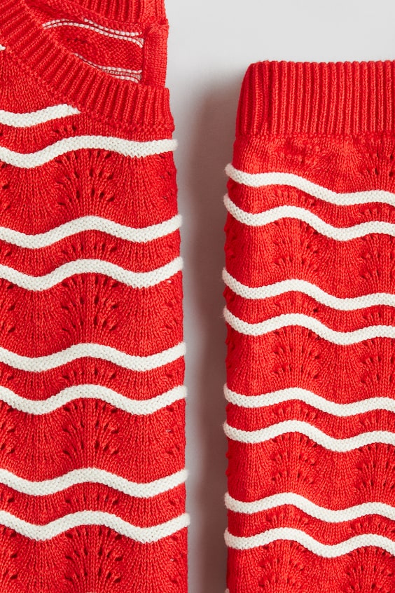 Комплект из 2 предметов из тонкой вязаной ткани