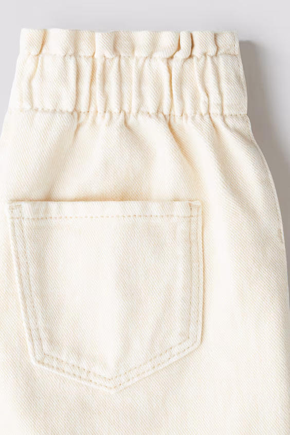 Свободные джинсовые шорты