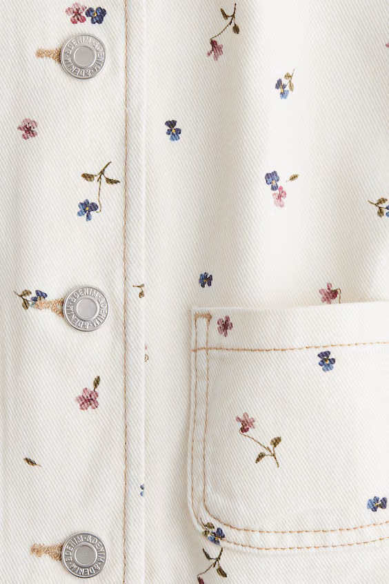 Джинсовый пиджак из хлопка