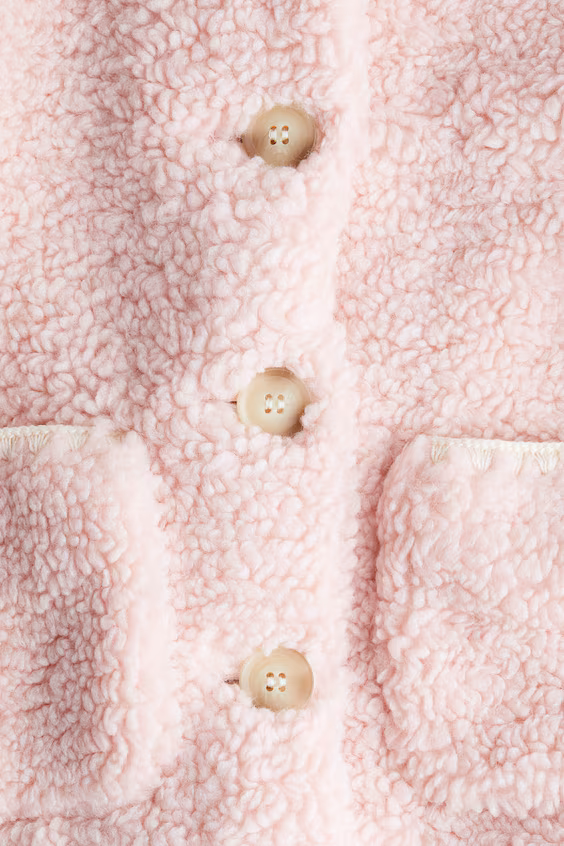 Плюшевое льняное пальто a