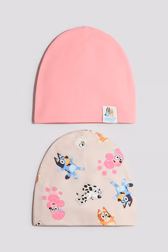 Набор из 2 хлопковых шапок