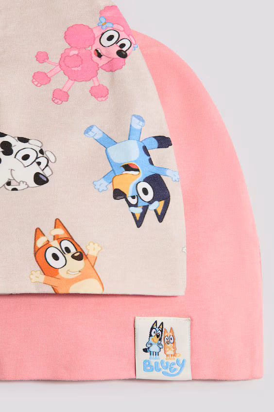 Набор из 2 хлопковых шапок