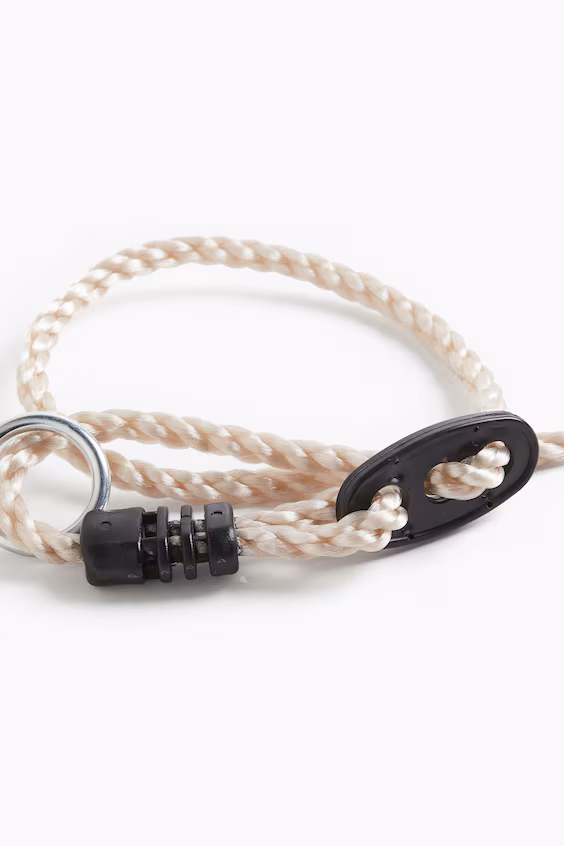 Уличная веревочная качель