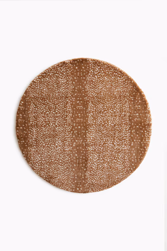 Плюшевый ковер с узором