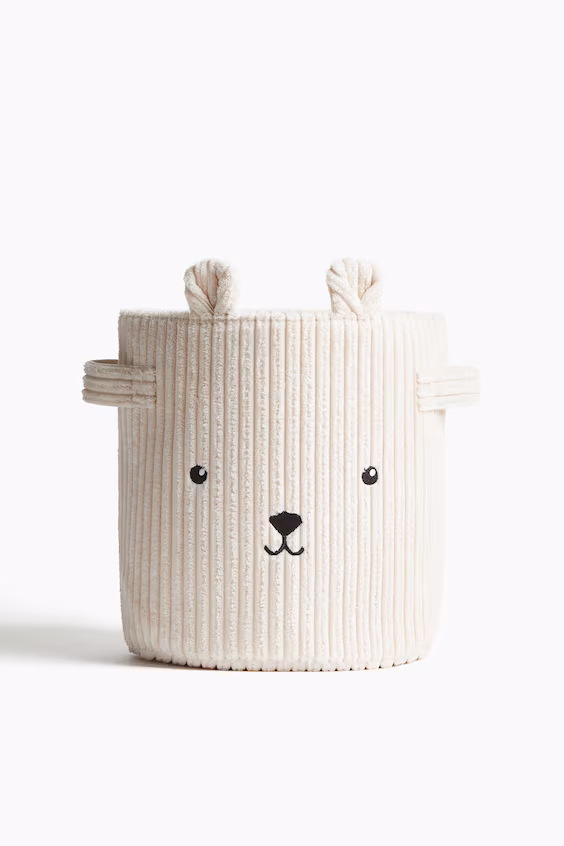 Маленькая корзина для хранения из бархата