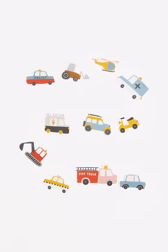 Гирлянда с транспортными средствами