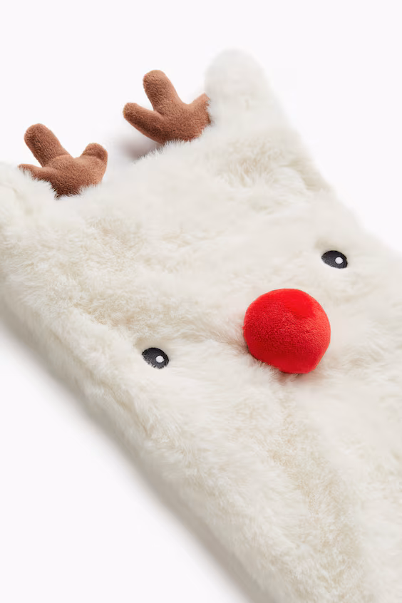 Новогодние носки из меха