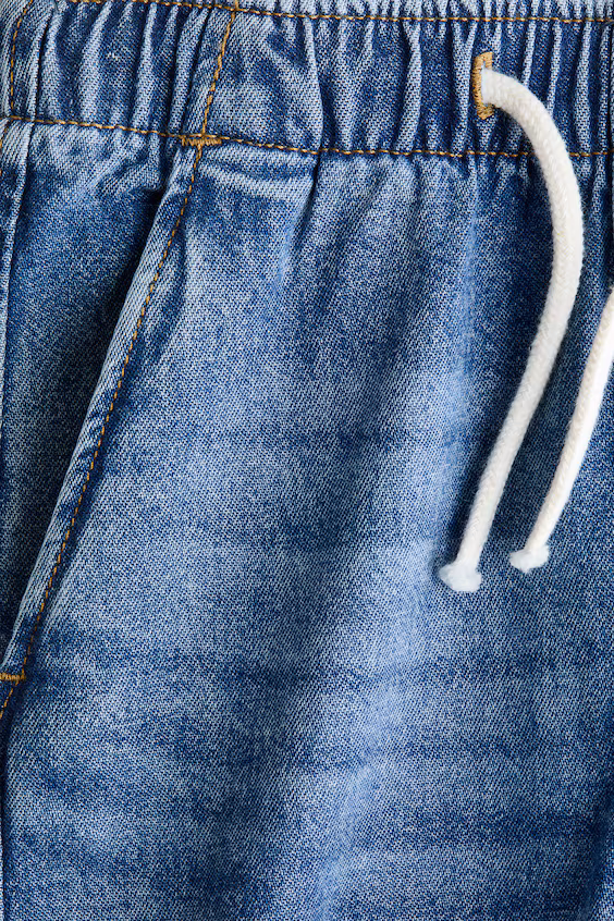 Джоггеры из хлопкового денима