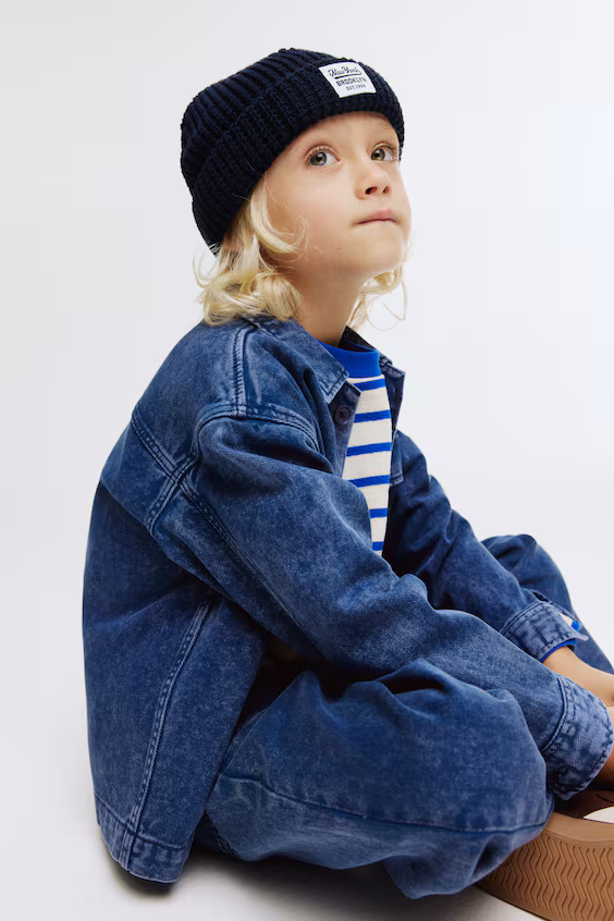 Джинсы из хлопкового денима