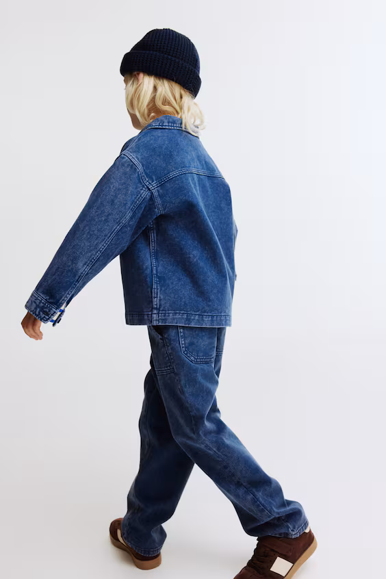 Джинсы из хлопкового денима